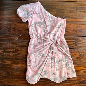 Love Shack Fancy. Pink dress. Short. Size Small.